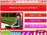 Greyson Chance Quiz