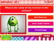 Monsters Inc Quiz