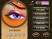 Online Girl Eye Make up