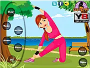 Fitness Girl Dress Up game