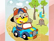 Animals Drive Jigsaw