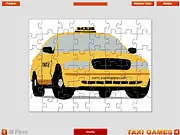 Cartoon Taxi Jigsaw