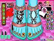 Monster High Foot Makeover