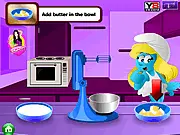 Smurfette Birthday Cake