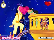 Princess Jasmine Kissing Prince
