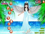 Angel Walking On The Beach