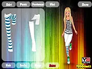 Dress up sport girl