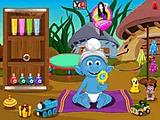 Smurfs Baby Bathing
