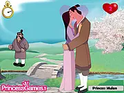 Princess Mulan Kissing Prince