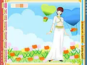 Girl Dressup 7 — cat coloring game
