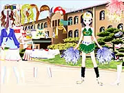 Cheerleader Dress Up Flash