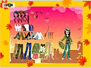 Autumn Post Card Dress Up
