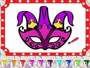 Carnival Party: Mask Coloring
