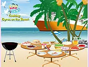Cooking Gyros on The Beach