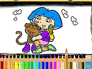 BTS Dora Coloring Book