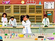Chemistry Lab Kissing