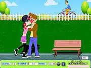 Teen Lovers Kiss