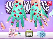 Blonde Princess Jelly Nails Spa