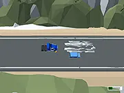 Truck and Police