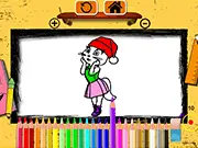 Talking Angela Coloring Book