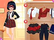 Dotted Girl Back to School