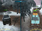Truck Driver: Snowy Roads