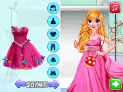 Fashionista Watercolor Fantasy Dress