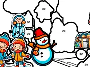 Sticker Book Puzzle: Color By Number