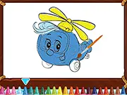 Friendly Airplanes for Kids Coloring