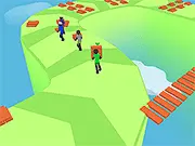 Stickman Planks Fall