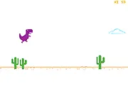 Purple Dino Run