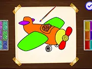 Coloring Book: Vehicles