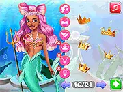 Aquatic Mermaid Beauty Makeover
