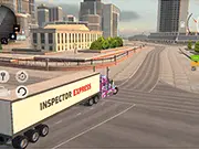 American Truck Car Driving