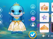 Dolphin Couple Underwater Dress Up