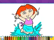 Dora Coloring Book