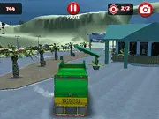 Island Clean Truck Garbage Sim