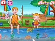 Baby Hazel Fishing Time