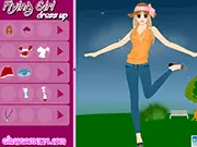 Flying Girl Dress Up
