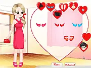 Sweet Valentine Kiss Dressup