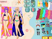 Sunbathing with BFF Dress Up