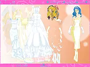 White Robe Dressup