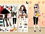 Vintage School Girl Dressup