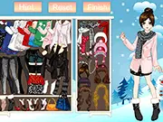 Cute Winter Coat Dressup