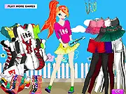 Blooming Guitar Girl Dressup