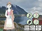Norwegian Paper Doll Dress Up