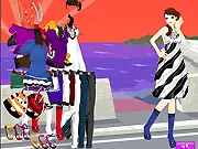 Happy Dressup in Beach