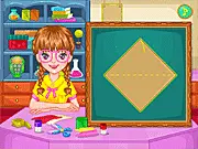 Smart Girl Fold Paper Cranes