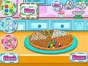 Cooking Candy Pizza
