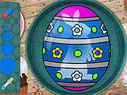 Handmade Easter Eggs Coloring Book